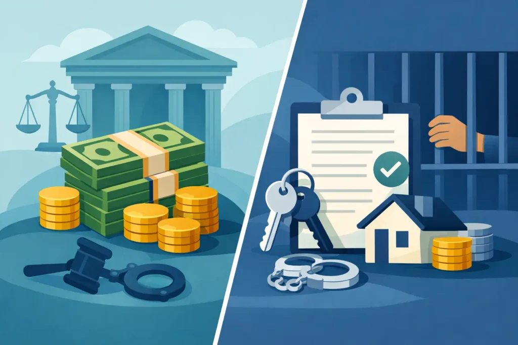 Difference Between Cash Bail and Bond