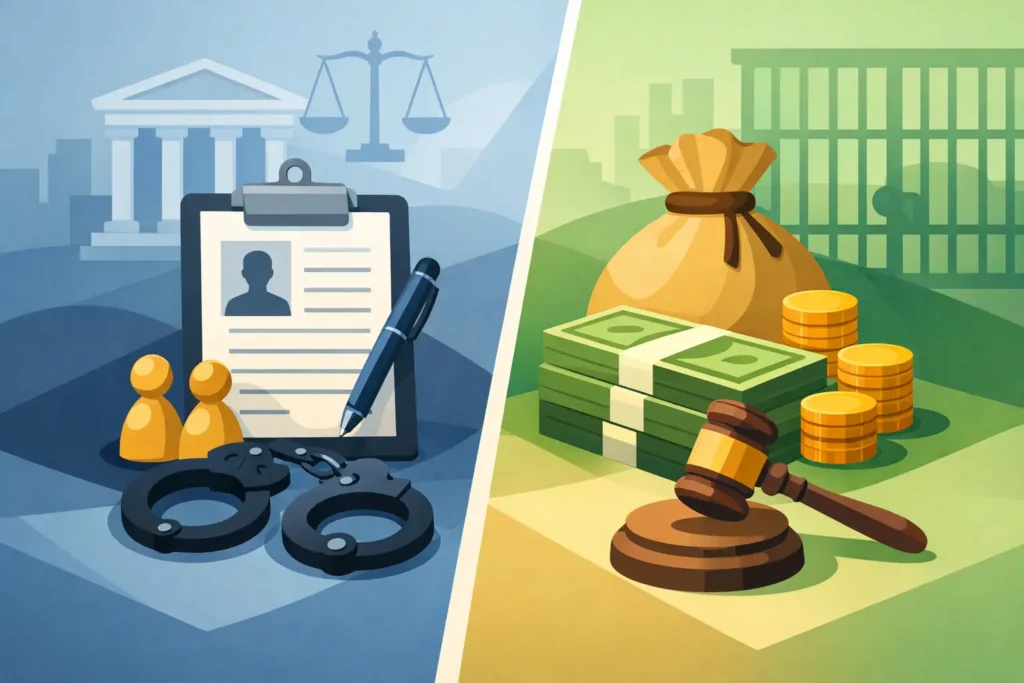 Bail Bond or Cash Bail: Which Makes Sense?
