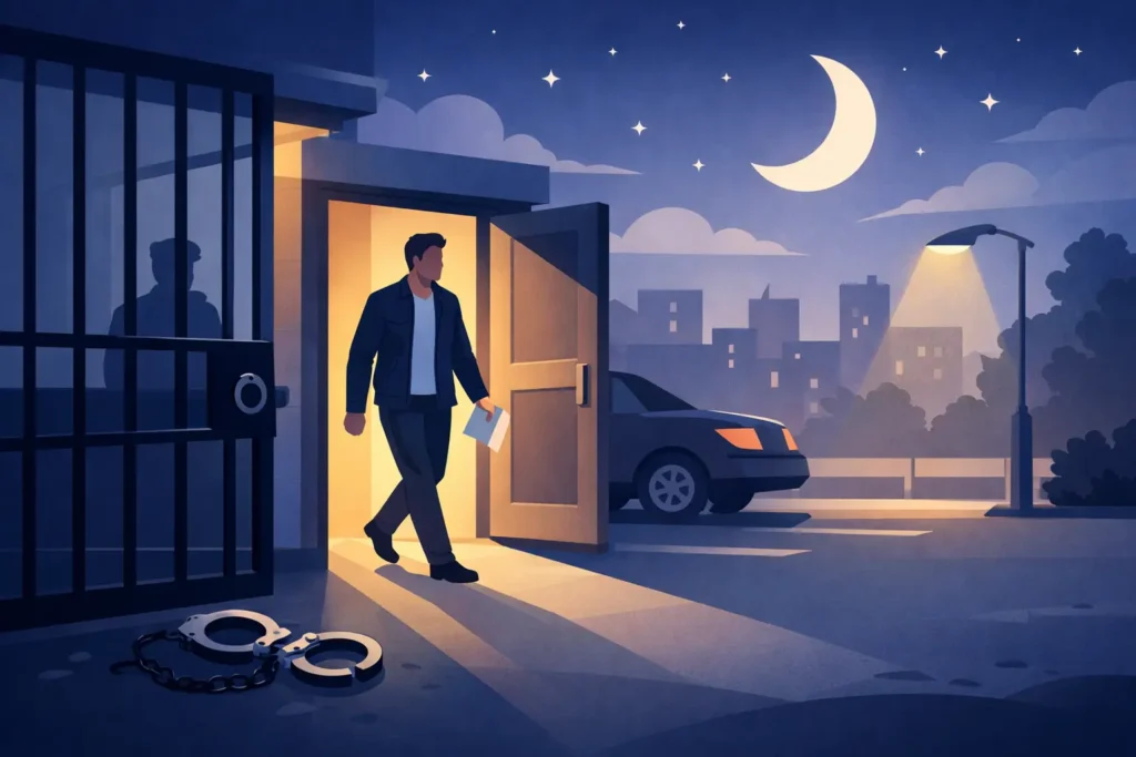 Does Release Happen at Night After Posting Bail?