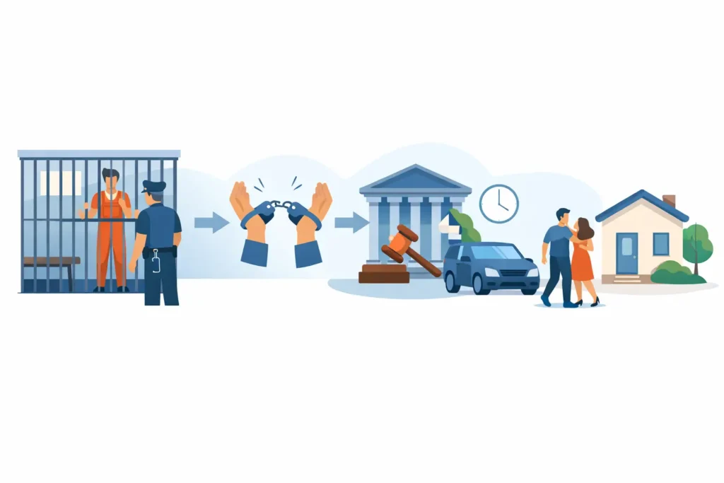What a Jail Release Timeline Looks Like After Bail